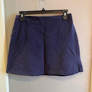 Navy vintage athletic skirt